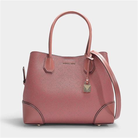 michael kors mercer gallery rosa|Michael Kors mercer satchel.